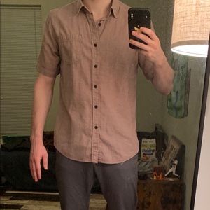 Ezekiel Salmon S/S button down